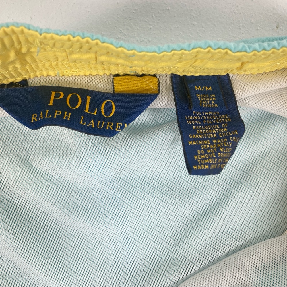 Polo by Ralph Lauren Men's Aqua Swim Trunks shorts M Pool Beach casual Summer - Picture 9 of 16